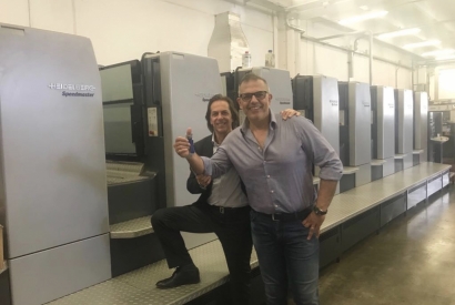 Installed in Italy a beautiful HEIDELBERG SM 102-8P-S